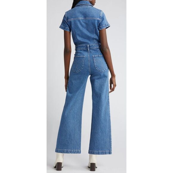 Rolla's Sailor Short Sleeve Denim Jumpsuit size XL - Picture 11 of 11